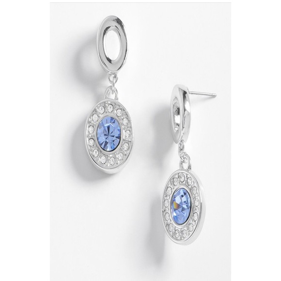 Nice Jewelry Brand Platinum Color Women’s Earrings Aretes - Picture 4 of 8